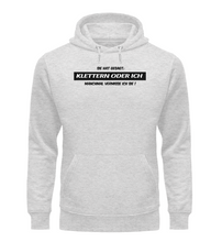 Lade das Bild in den Galerie-Viewer, Klettern oder Ich (White-Edition) - Organic Hoodie
