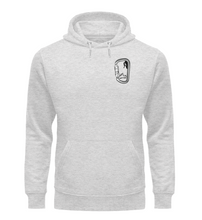 Lade das Bild in den Galerie-Viewer, Karabiner-Blick (White-Edition) - Organic Hoodie
