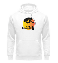 Lade das Bild in den Galerie-Viewer, Ich bin dann mal Klettern (White-Edition) - Organic Hoodie
