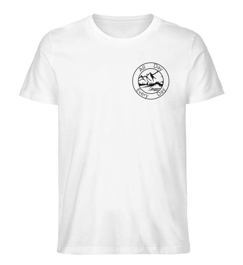 All Day, Every Day (White-Edition) - Organic Herren T-Shirt