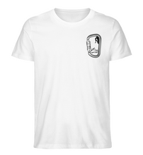 Lade das Bild in den Galerie-Viewer, Karabiner-Blick (White-Edition) - Organic T-Shirt
